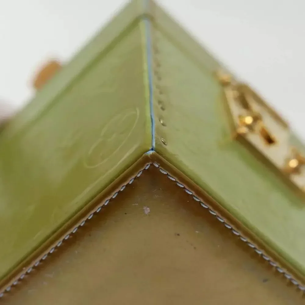 LOUIS VUITTON Monogram Vernis Bleecker Pouch Baby Blue - Picture 6 of 12